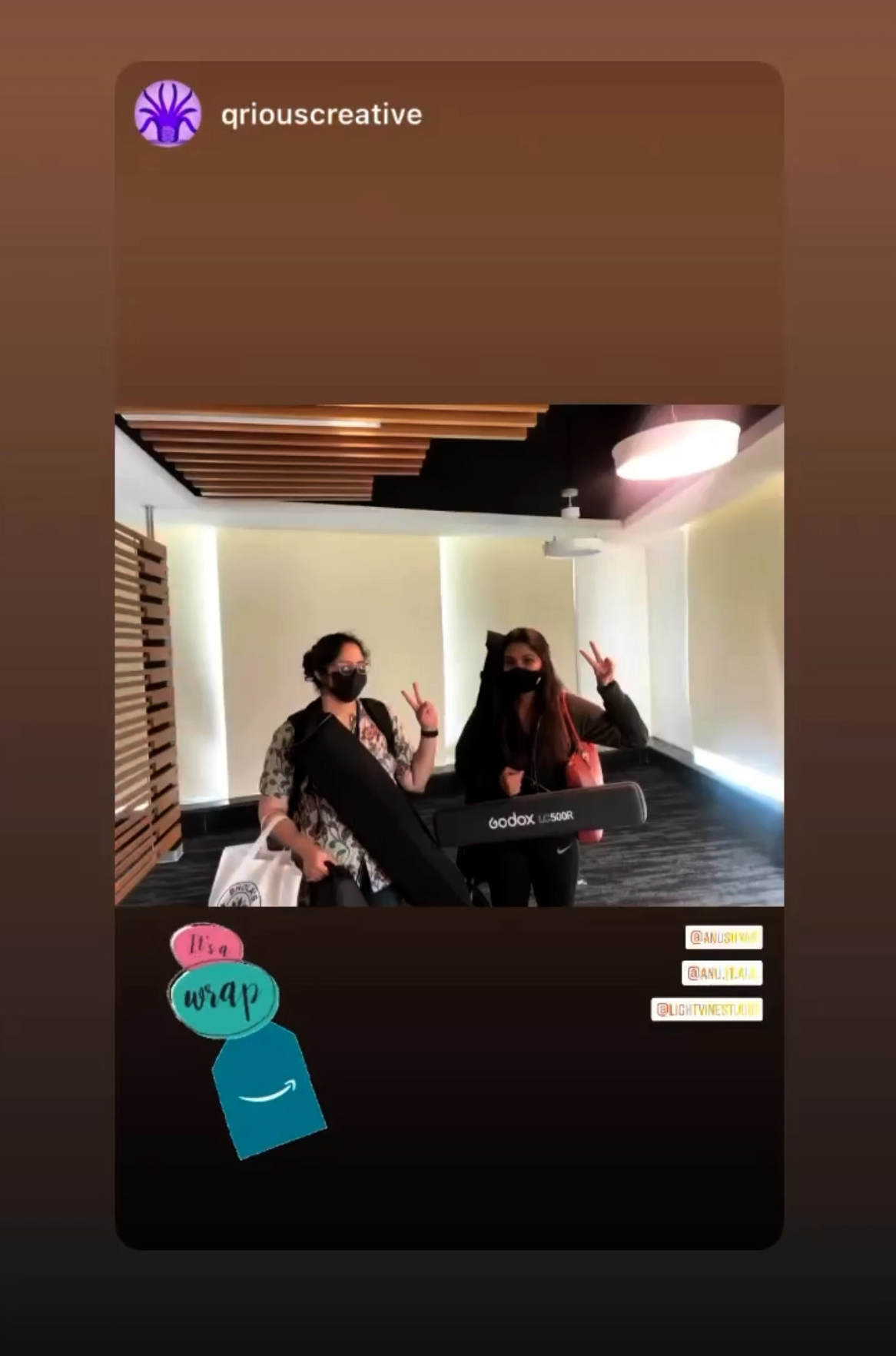 Behind the scenes