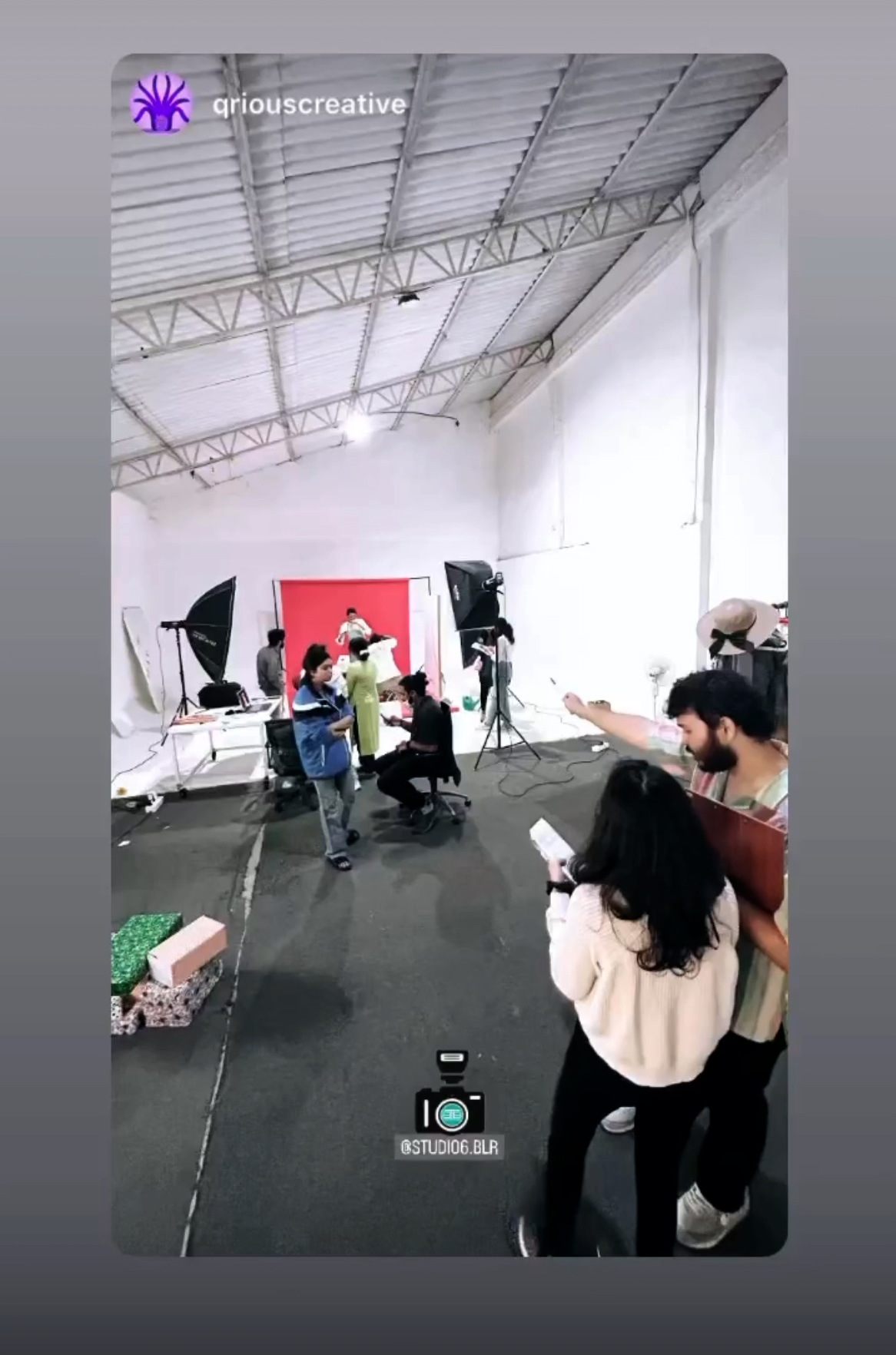 Behind the scenes